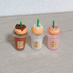 再販～ドーナツ乗せちゃった ミニチュアドリンク