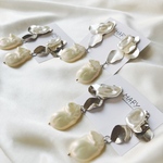 大人気【再販】ヴァン マットシルバー / ブライダル ピアス イヤリング アクセサリー ウエディング ウェディング 結婚式