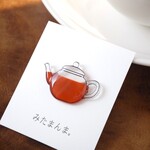 喫茶店ブローチ・ティーポット