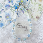 ハンドストラップ　＊　ブルー　＊　ハンドメイド