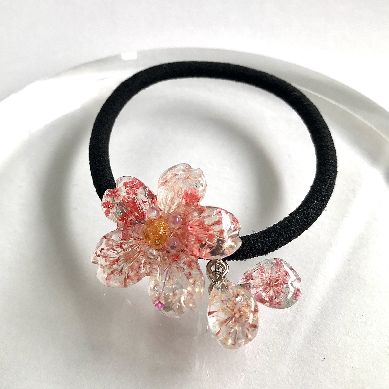 桜の花束 レッド レジンヘアゴム 桜の花束 レッド レジンヘアゴム 桜の花束 レッド レジンヘアゴム 桜の