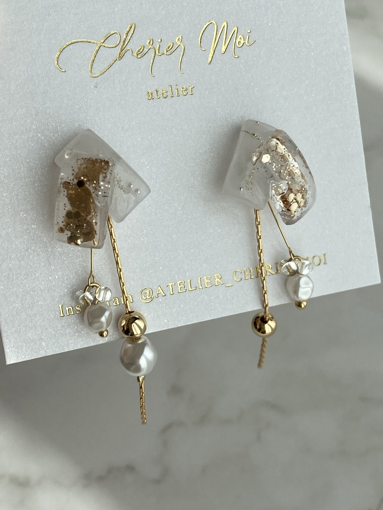 レジンアクセサリー　NO.332 UVレジン》カボション無し 台座から作るパーツ♡#レジン#resin#DIY