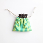 ミニ巾着　ストライプ