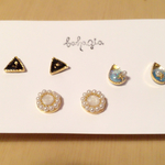 プチッとミニピアス3個セット