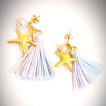 【再販！】♡期間限定ワンコイン♡金属アレルギー対応♡K16GP♡タッセルチャームピアス♡