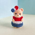 🎀 Sylvanian Families  赤ちゃん　トリコロール　リボン【シルバニアファミリー　シルバニア　赤ちゃん　着せ替え　着せ替え服　コスバニア】