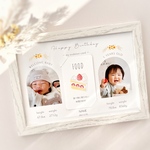 【選び取りカードが飾れる】 1歳誕生日ポスター ファーストバースデー A5