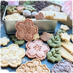 桜咲く春のクッキー缶。＊レモンサブレを添えて