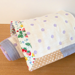  ＜new＞６重ガーゼケット 　purple   dot
