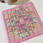 レトロ可愛いポットホルダー☆ピンク