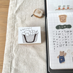 【3×4】トートバッグからくまちゃんハンコ