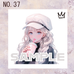 NO37  オリジナルステッカー　(5枚)