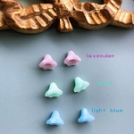 【3色ペア6コセット】JIRI＊IVANA#czech beads#チェコビーズ　bell flower12✖️10㍉　mint lavender light blue