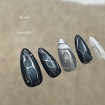 black × sky blue 【metallic】