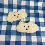 しろいもけもけくん ヘアクリップ