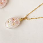 桜まとう春色ネックレス　さくら　春　桜　サクラ　