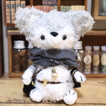 一人旅・狼のあみぐるみ(グレー)