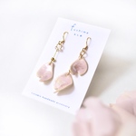 桜花　＊ 陶器 ピアス / イヤリング
