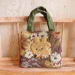 ゴブラン柄のpuni bag mini