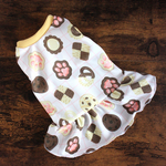 ピックアップSALE☆犬服　肉球クッキー　ワンピース　ハンドメイド