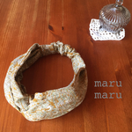 〔幅広〕ペイズリー柄クロスターバン