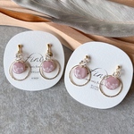 桜・ hoop design（pink）［ピアス・イヤリング］