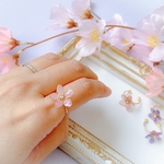 桜のリング(ピンク)(ディップアート)