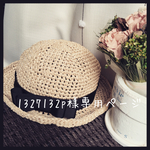 1327132p様専用ページ♡ダブルリボン麦わら帽子
