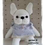 ソックフレンチブルドッグ　＊パピー・クリーム＊