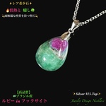 🎥動画ｱﾘ⭐️レア希少石⭐️ルビー inフックサイト✨Silver925.Top💫ジュエリー天然石ネックレス💫 一点物❗️