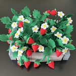 jgtkegre54さまご予約品♪ 【知育玩具】いちご狩り4株　フェルトままごと★香★