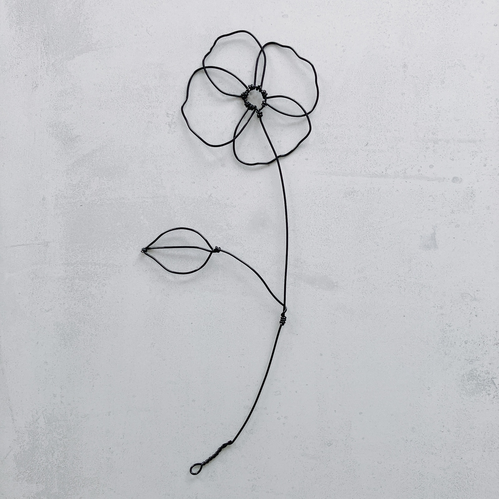 ワイヤーアート お花一輪 - oMoti's GALLERY | minne 国内最大級