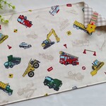 人気NO.3【ランチマット】20×25㎝  20×30㎝  25×35㎝  はたらく車 ランチョンマット