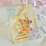 桜のクリームソーダピアス