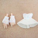 22cmドール 用 レイヤード 風 付けフリル