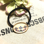 ネイティヴ柄ヘアゴム