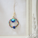 幸せを呼ぶ、７色の水引で結んだラッキーチャーム（S）