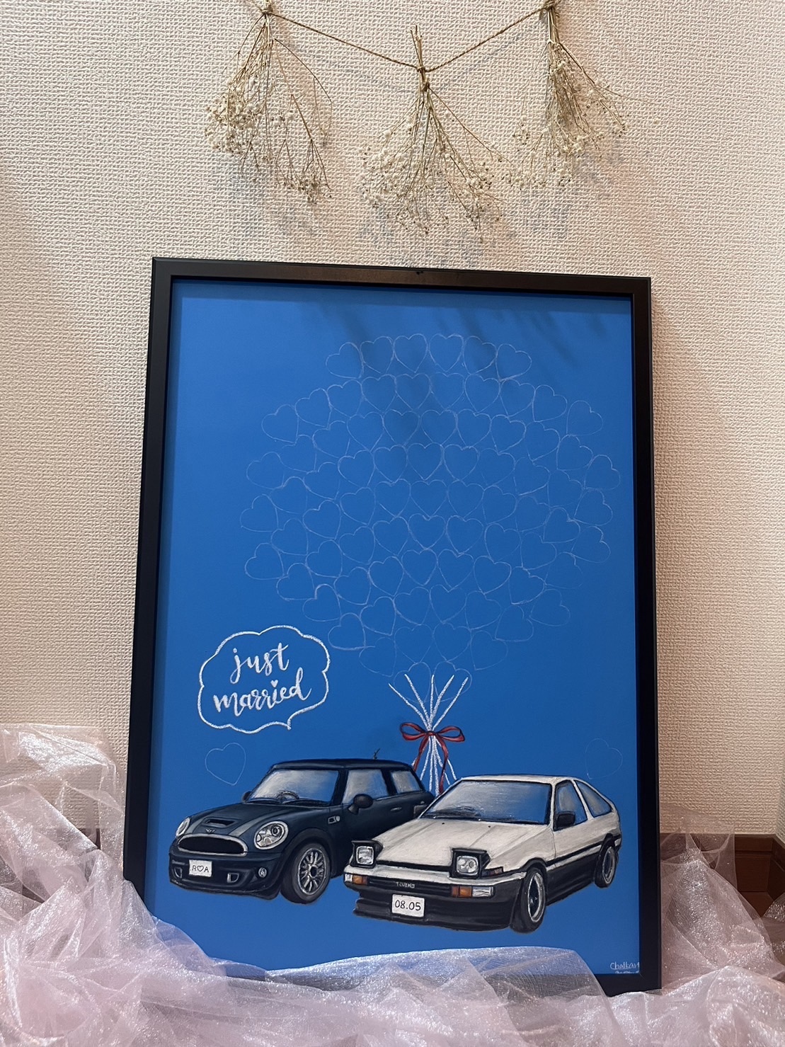 ゲスト参加型結婚証明書（A2サイズ） - Chalk Art MOMO | minne byGMO