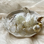 アメリカンフラワー　髪飾り　成人式　卒業式　前撮り　ヘッドパーツ　