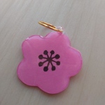 【受注生産】梅の花キーホルダー【田中うか公式ぐっず】