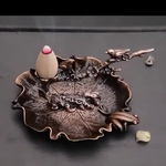 香炉皿　お香皿　お香プレート　蓮