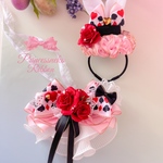 Aliceのうさぎ💖ピンク🎀カチューシャ&チョーカーセット🎀robe🎀ロリータ💖イースター🐣　撮影会　誕生日　
