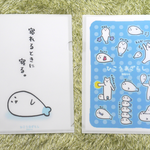 ひこうあざらしクリアファイル