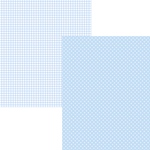 再販デザインペーパー　水色チェック・ドット