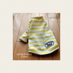 レモン＆ホワイトボーダーT-shirt