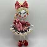 ハンドメイドドールチャーム　バックチャーム　お人形