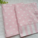 ♡ランチマット♡ 20×25㎝  20×30㎝  25×35㎝　ハート パステル  ランチョンマット