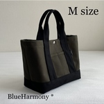 【帆布トートバッグ】M size・ランチバッグ・サブバッグ・通勤バッグ・マザーズバッグ・ハンドバッグ・8号帆布