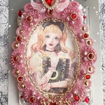 カードケース　トレカキーホルダー　トレカケース　デコ　チェキ　魔法少女　プリンセス
