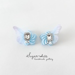 🦋🍬 Butterfly series ✵ 妖精キャンディの耳飾り  《 soda star 》ピアス  イヤリング  
